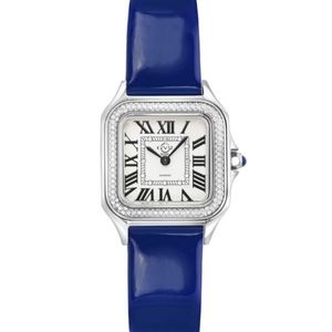 GV2Milan 27.5MM Stainless Steel, Diamond & Leather Strap Watch